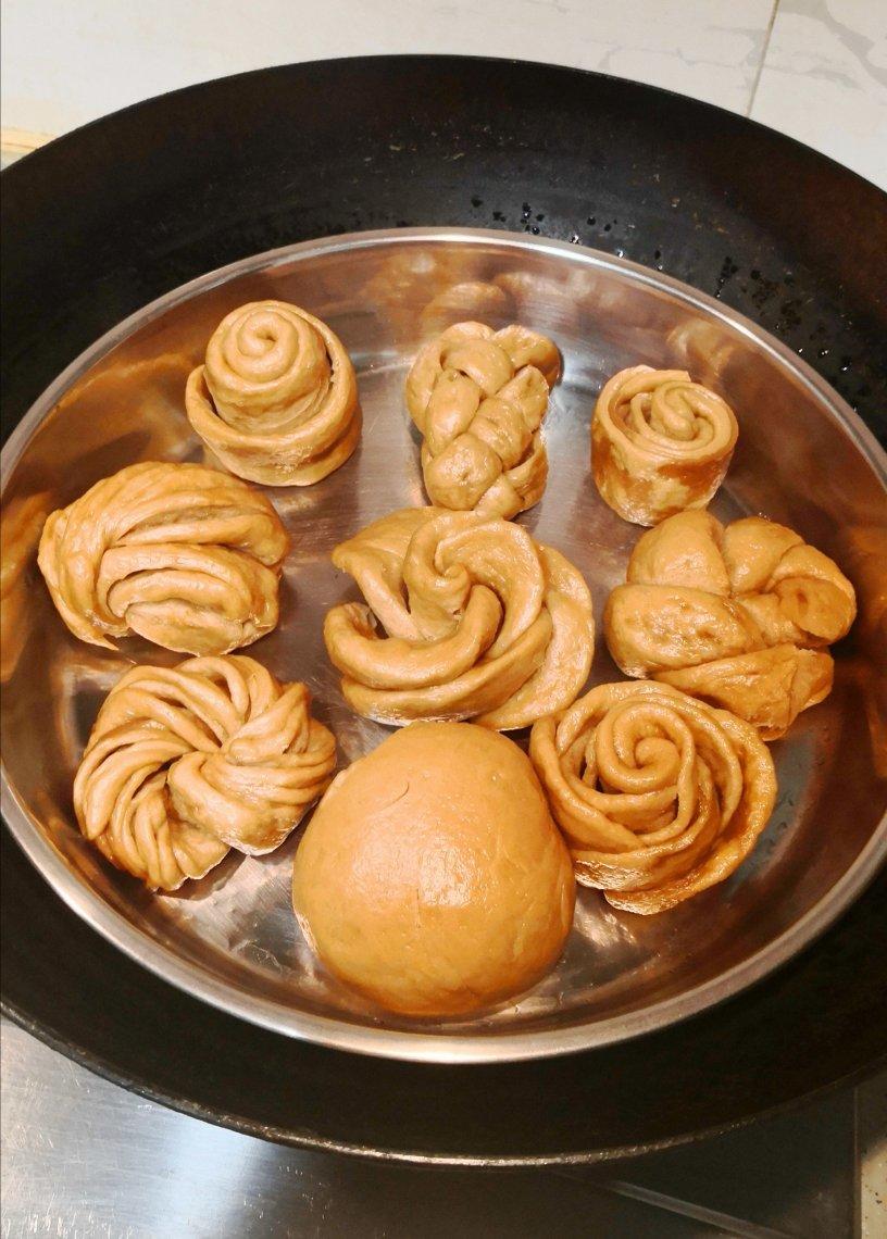 玫瑰花馒头（南瓜版）