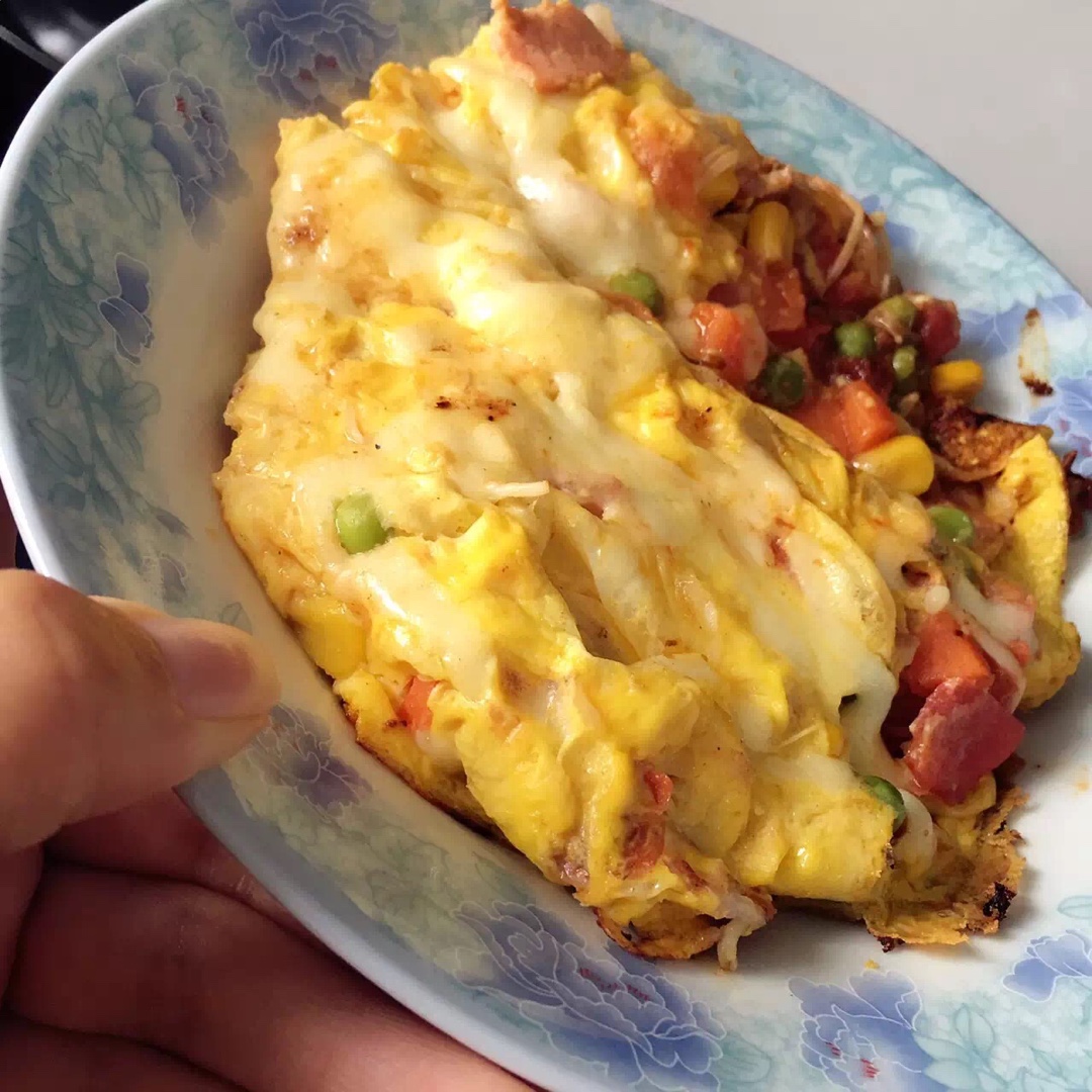 Omelet Pizza （蛋饼匹萨）