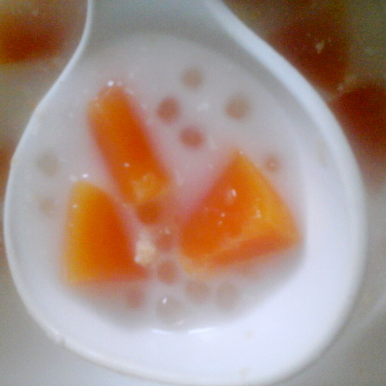 木瓜牛奶西米露