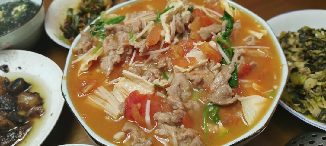 番茄滑肉