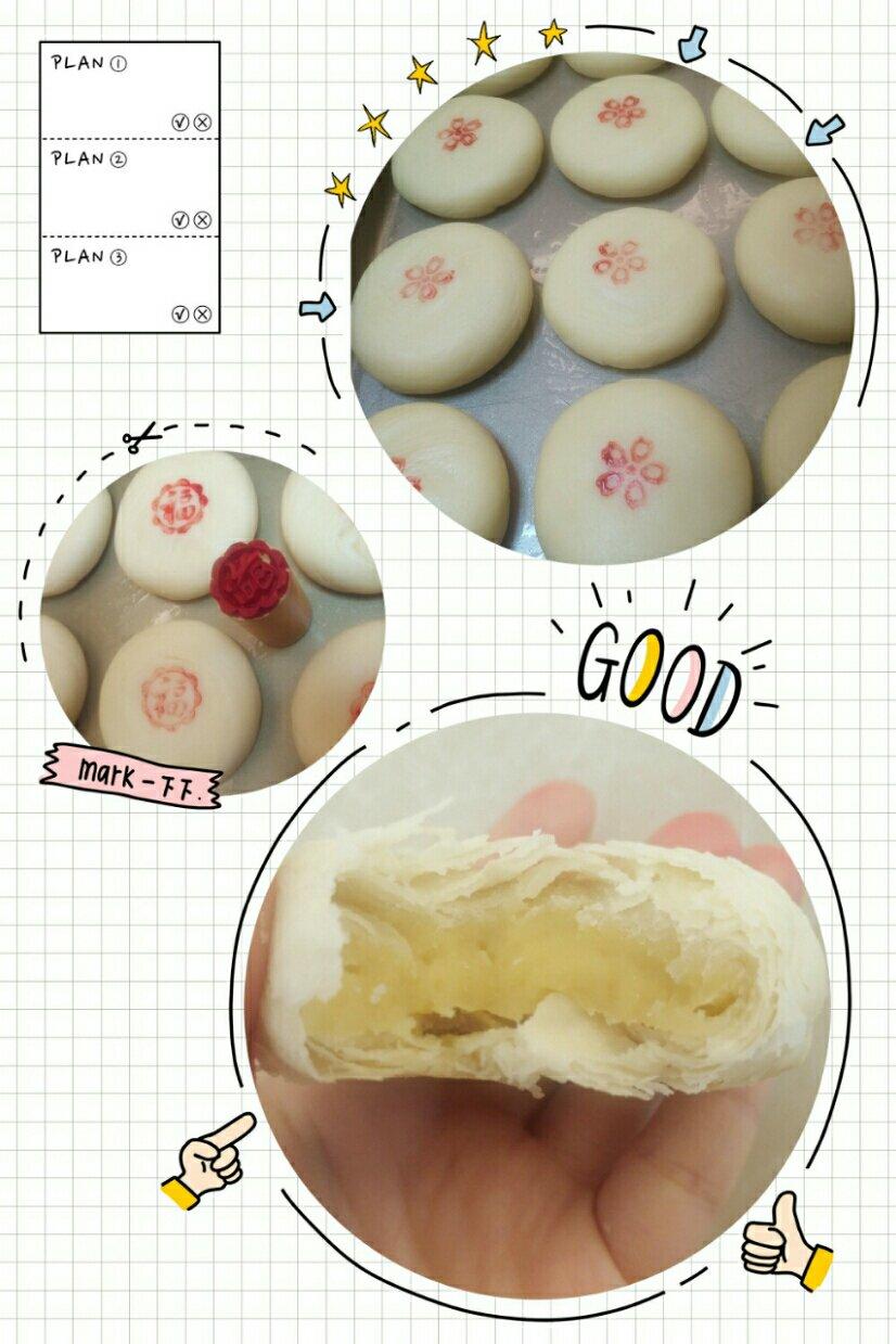 酥皮绿豆饼   酥得掉渣渣