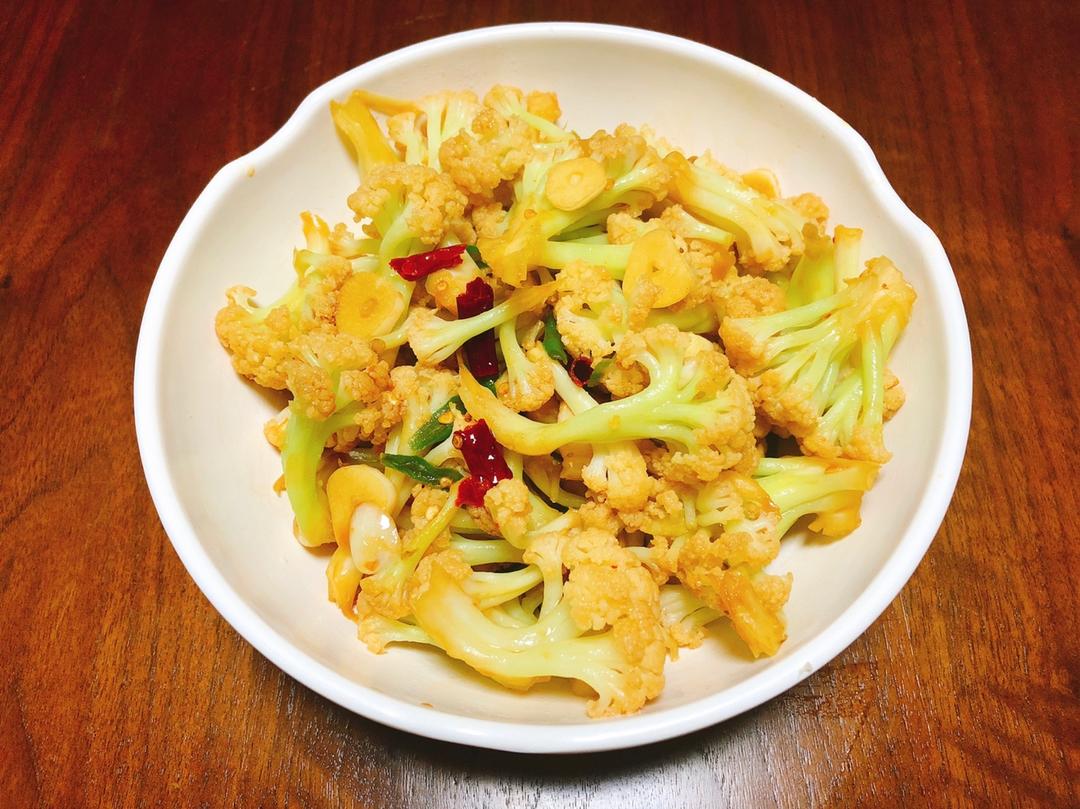 老丁的私房菜-干锅花菜