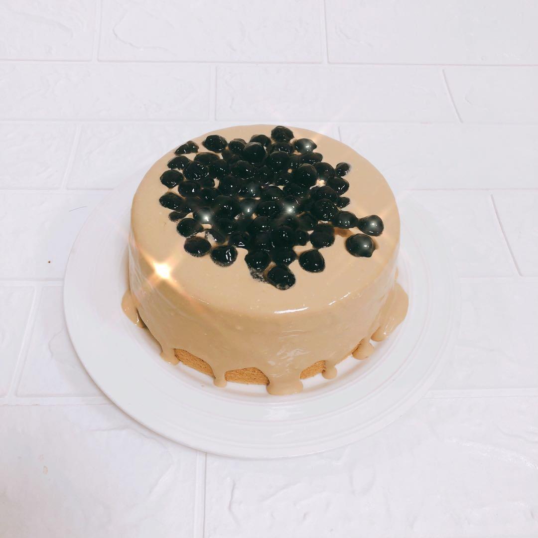 爆浆系列第一辑：黑糖珍珠奶茶蛋糕