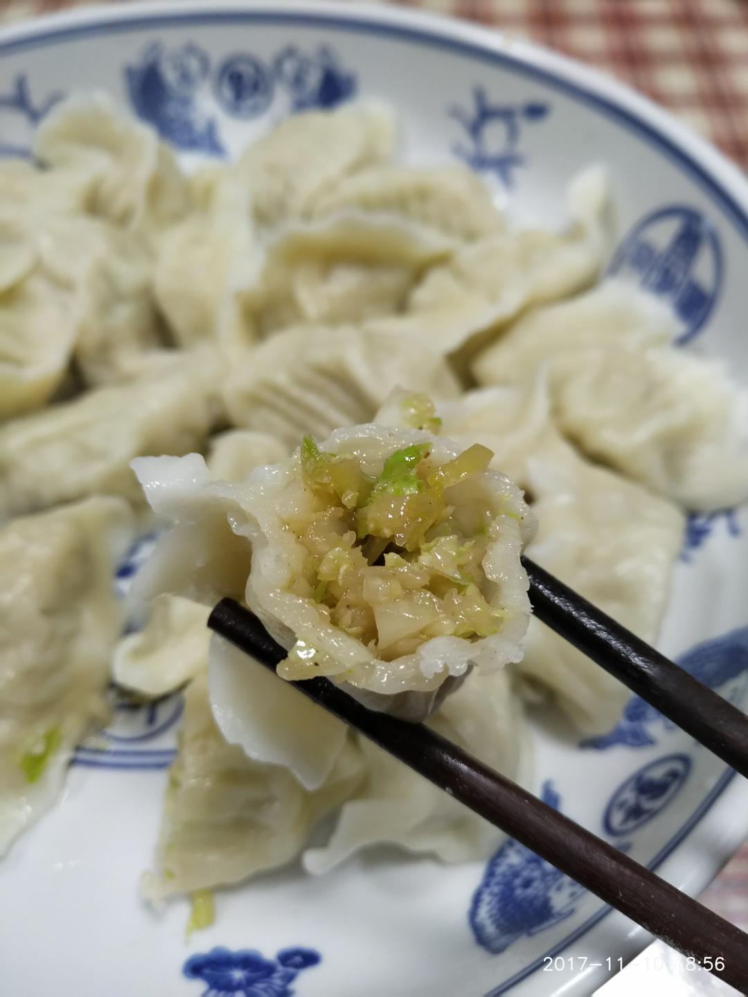 素白菜饺子