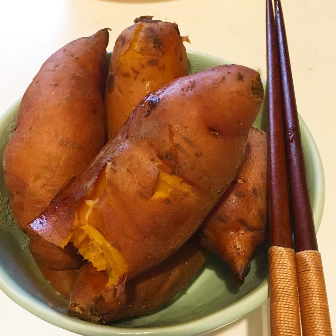 电饭煲烀白薯