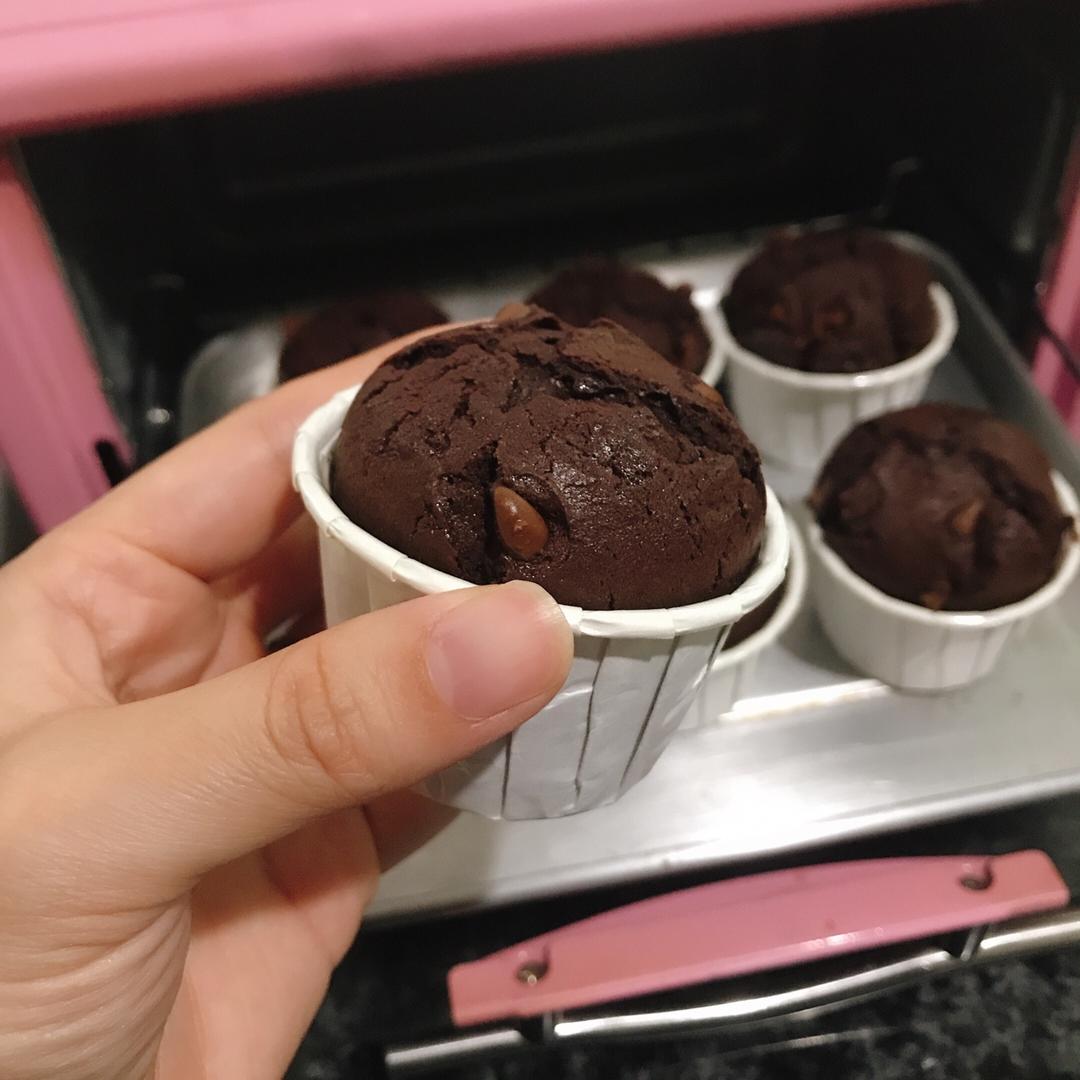 超简单的星巴克巧克力麦芬~~更新啦~无需打发