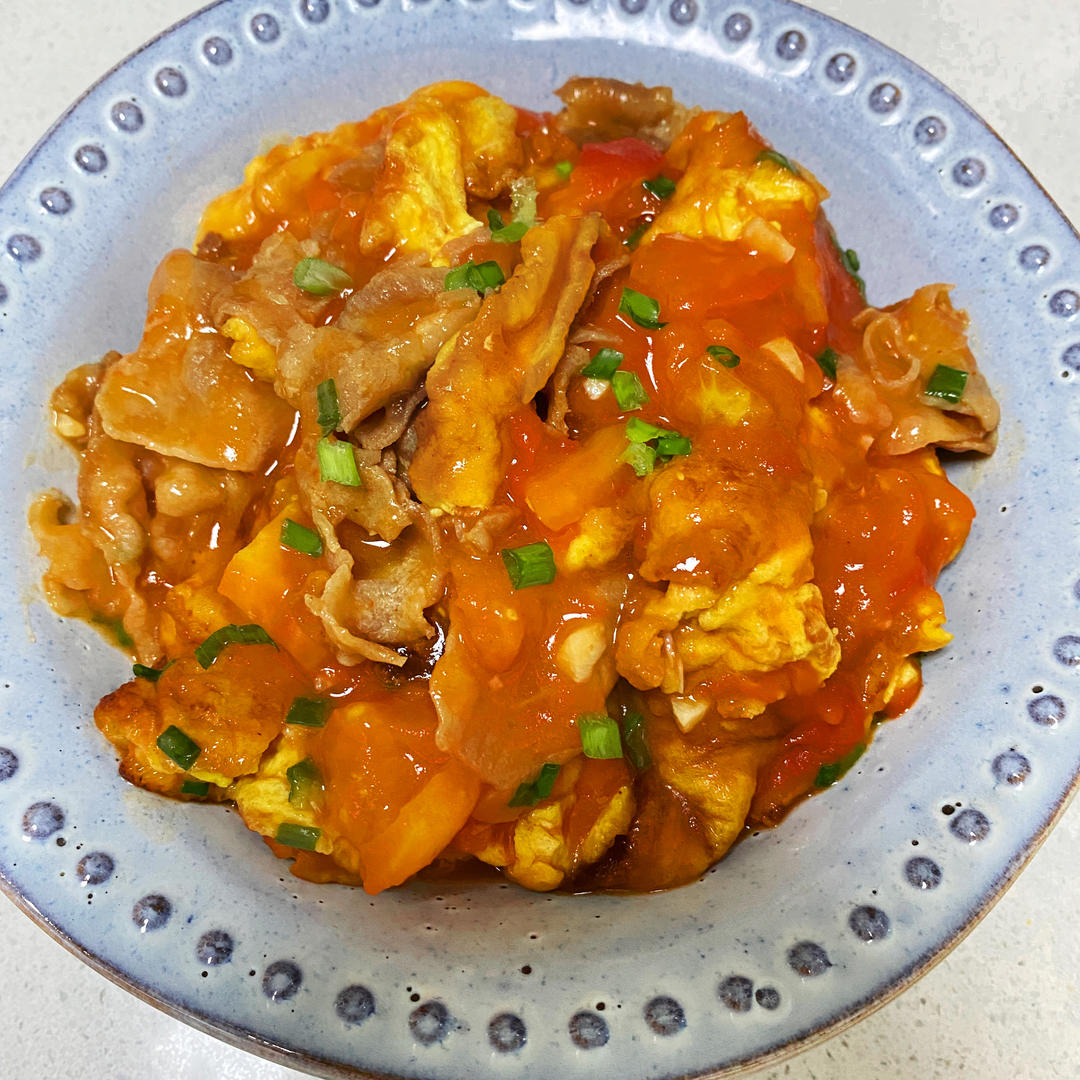 拌饭届数一数二的天花板｜茄汁炸蛋