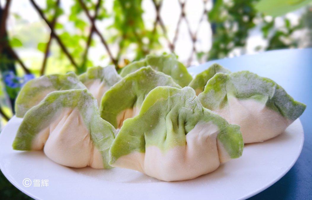 翡翠白玉白菜饺子详细版（附翡翠白玉白菜饺子包法，翡翠白玉饺子皮两种制法，面包机和面，翡翠白玉烧卖，各种馅料搭配）