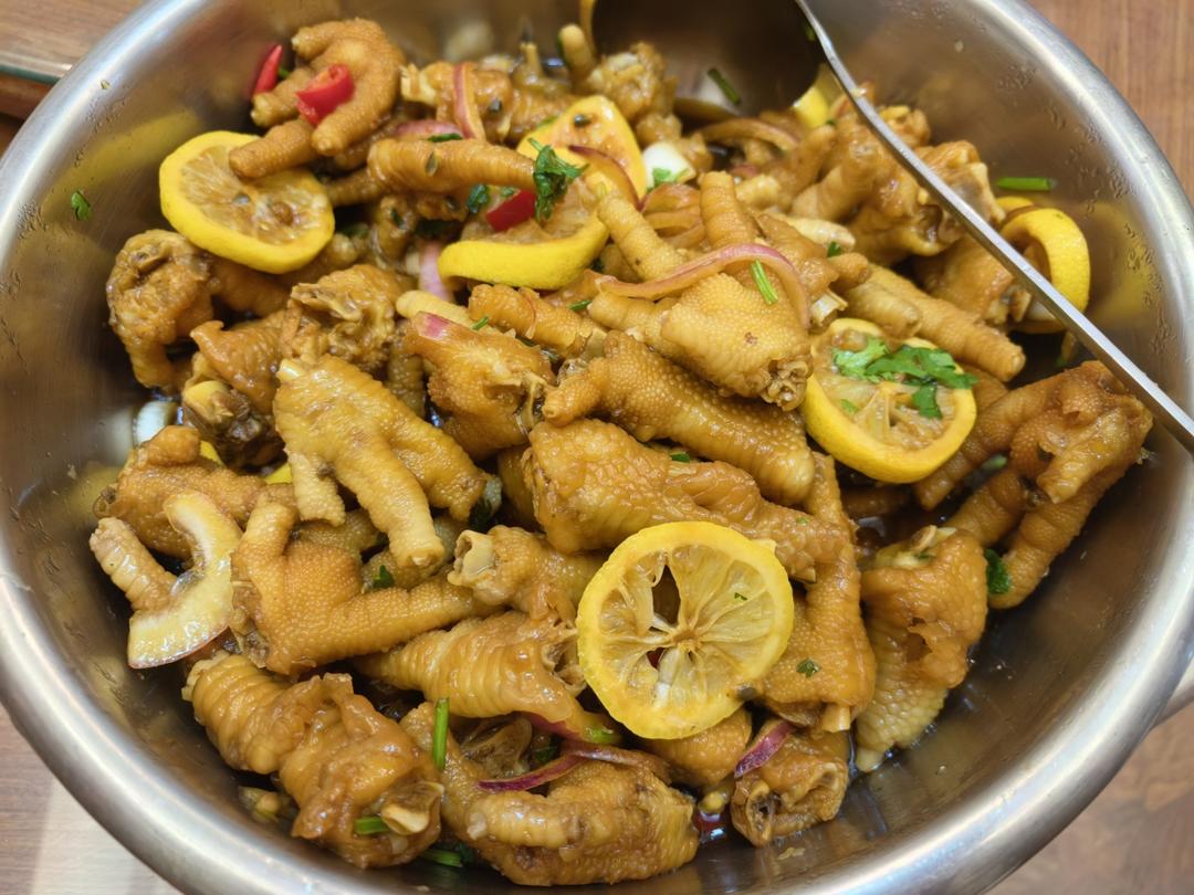 🍋柠檬百香果🌶️酸辣网红鸡爪