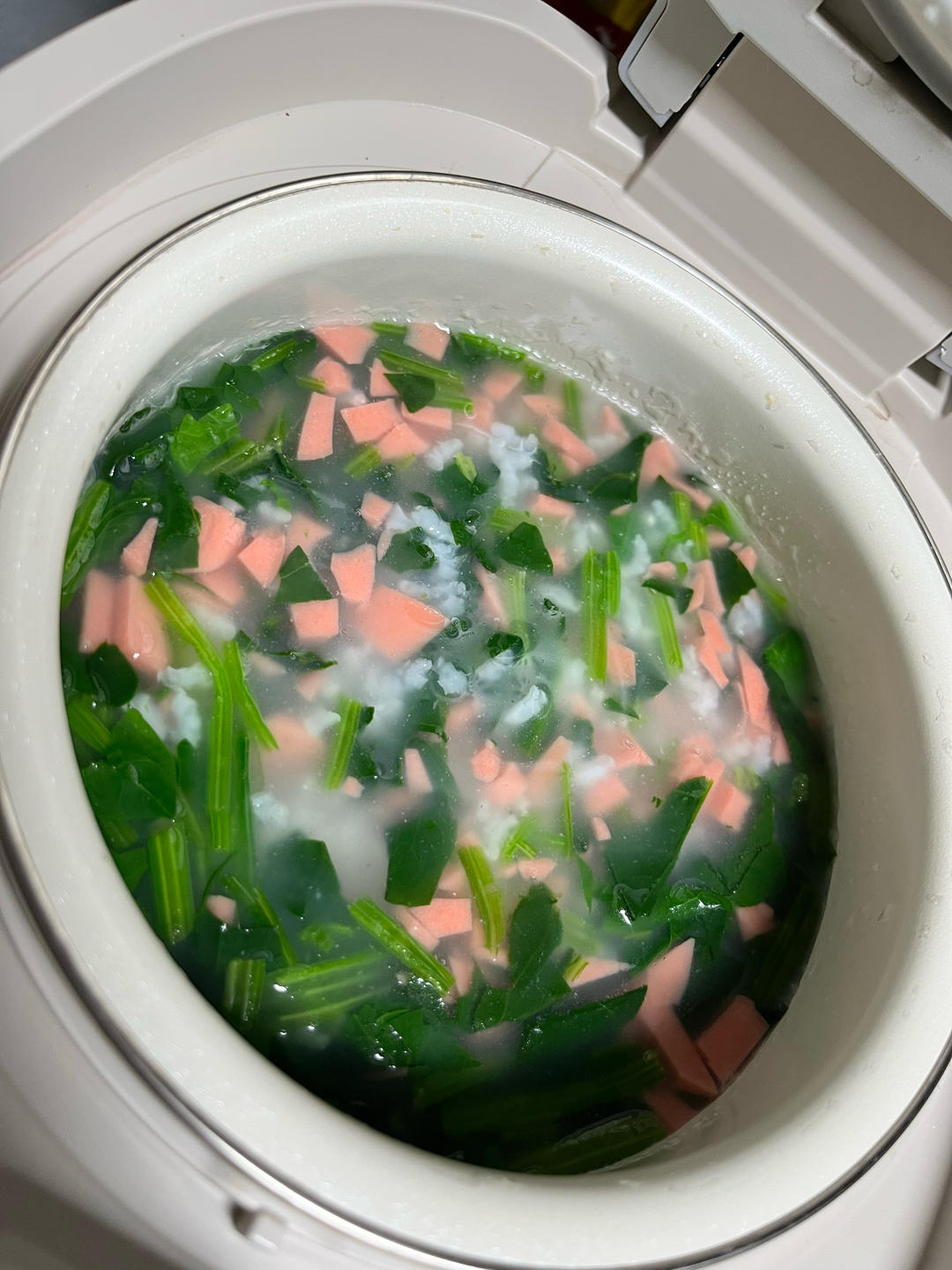 【素食】菠菜粥
