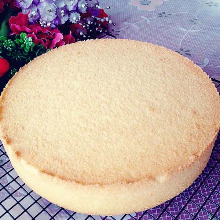 果儿的甜蜜时光做的十寸戚风蛋糕君之改良版