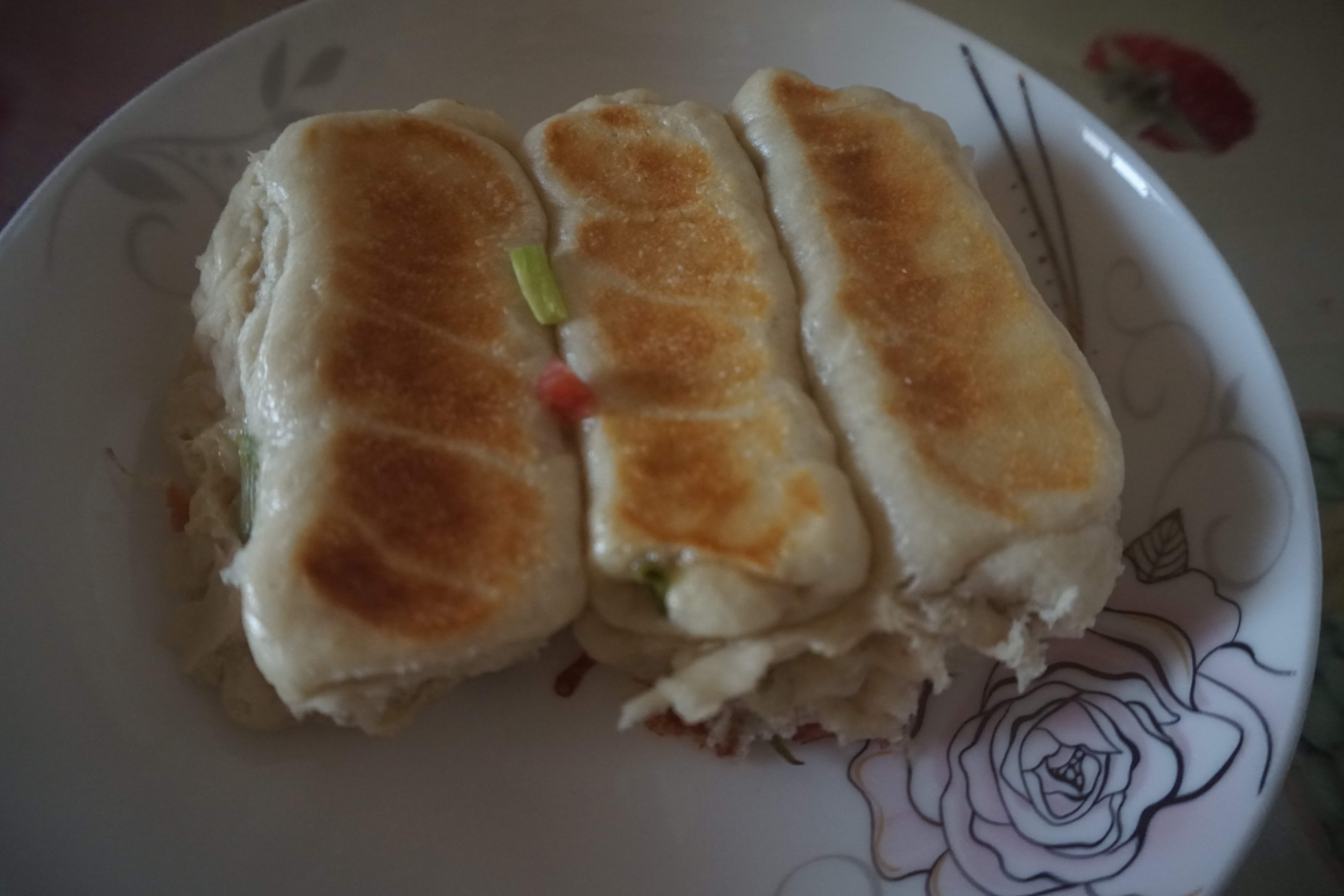 腊肉葱香面包卷（电饭锅版）