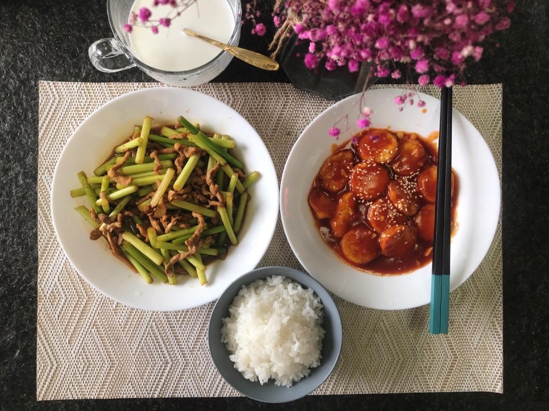 蒜薹炒肉