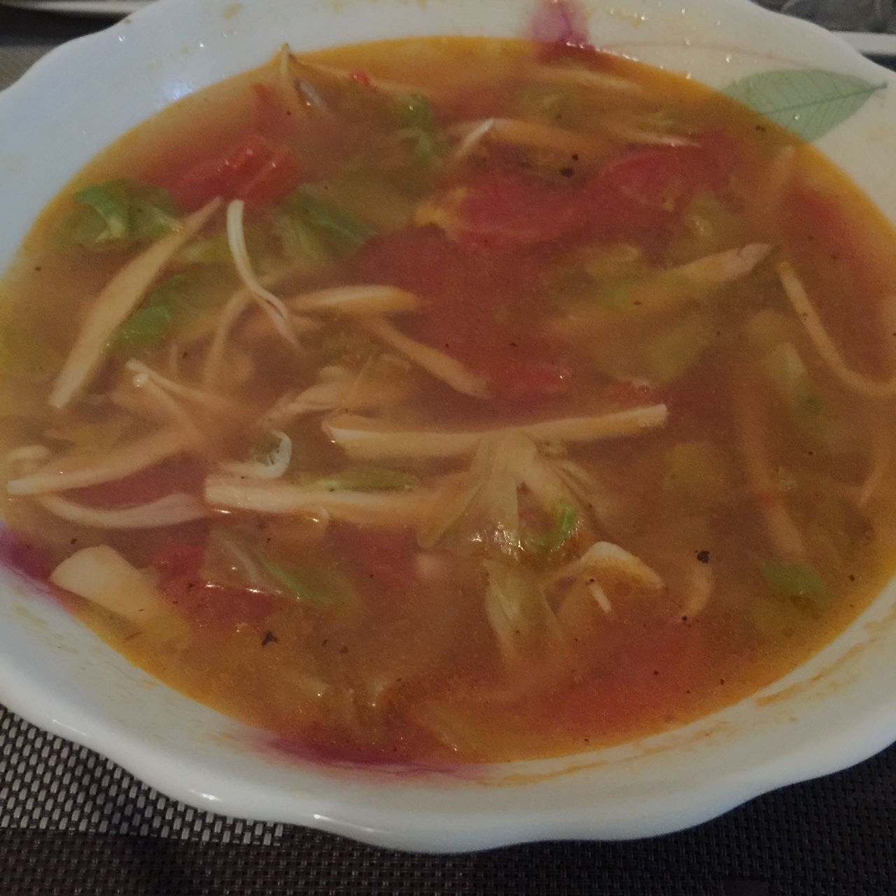 番茄杏鲍菇养生汤