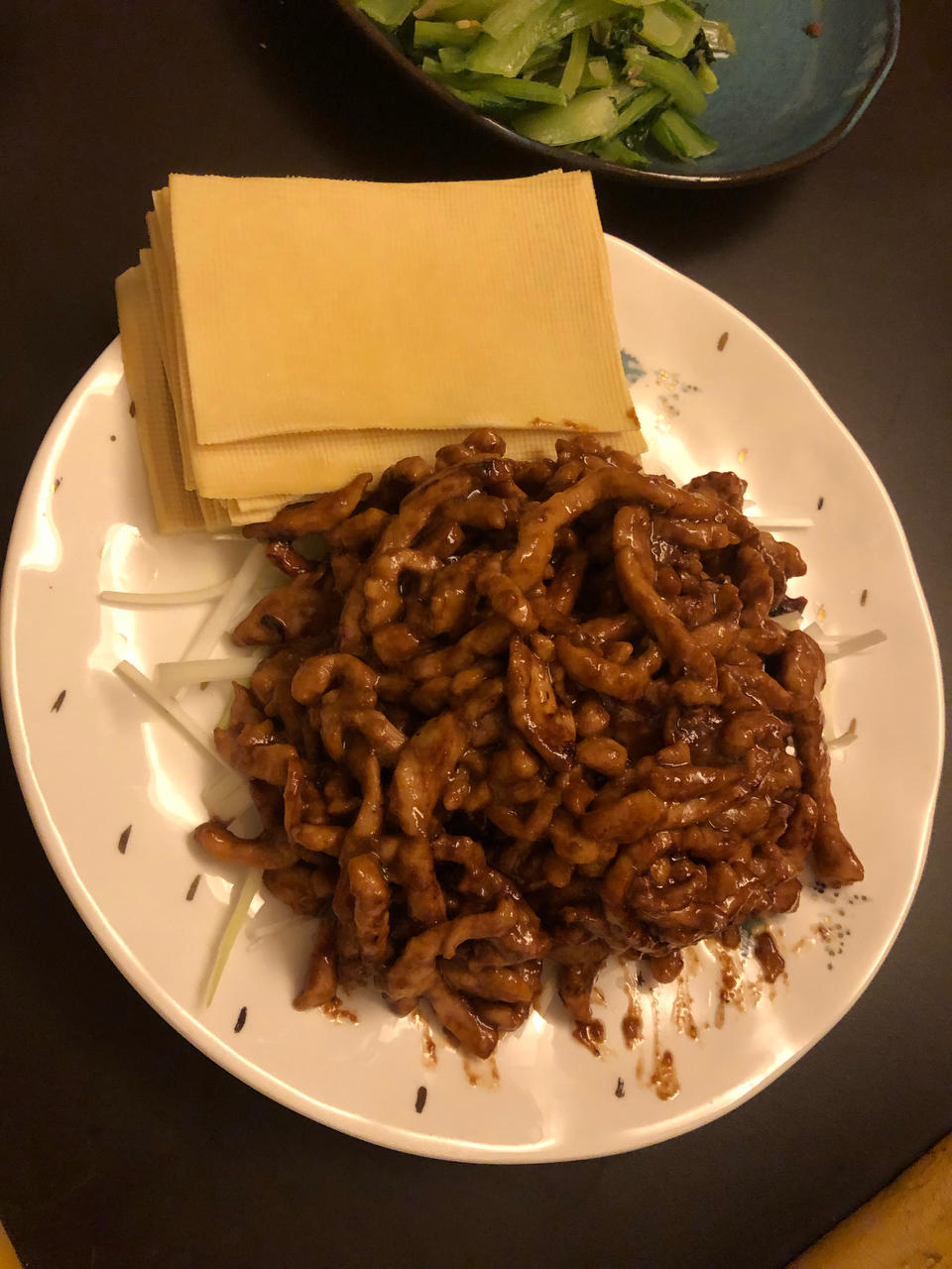 传统做法 京酱肉丝