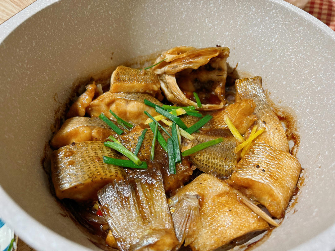 葱香焗鲈鱼