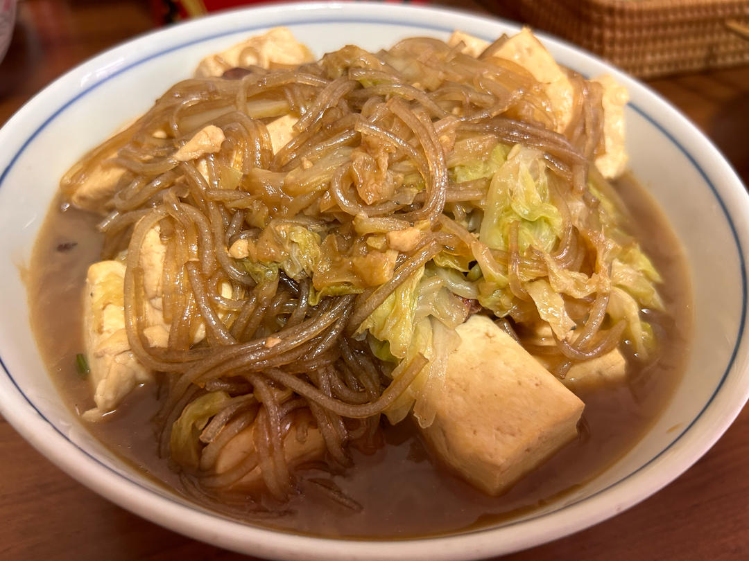 冬季最爱的家常菜！大白菜炖大豆腐或干豆腐