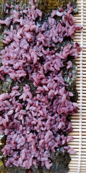 紫菜黑米粢饭团的做法 步骤3