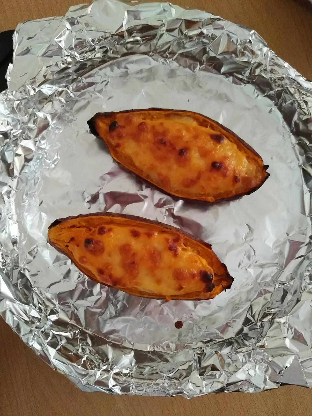 芝士奶油焗红薯