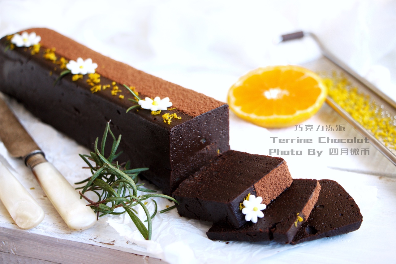 巧克力冻派Terrine Chocolat的做法 步骤1