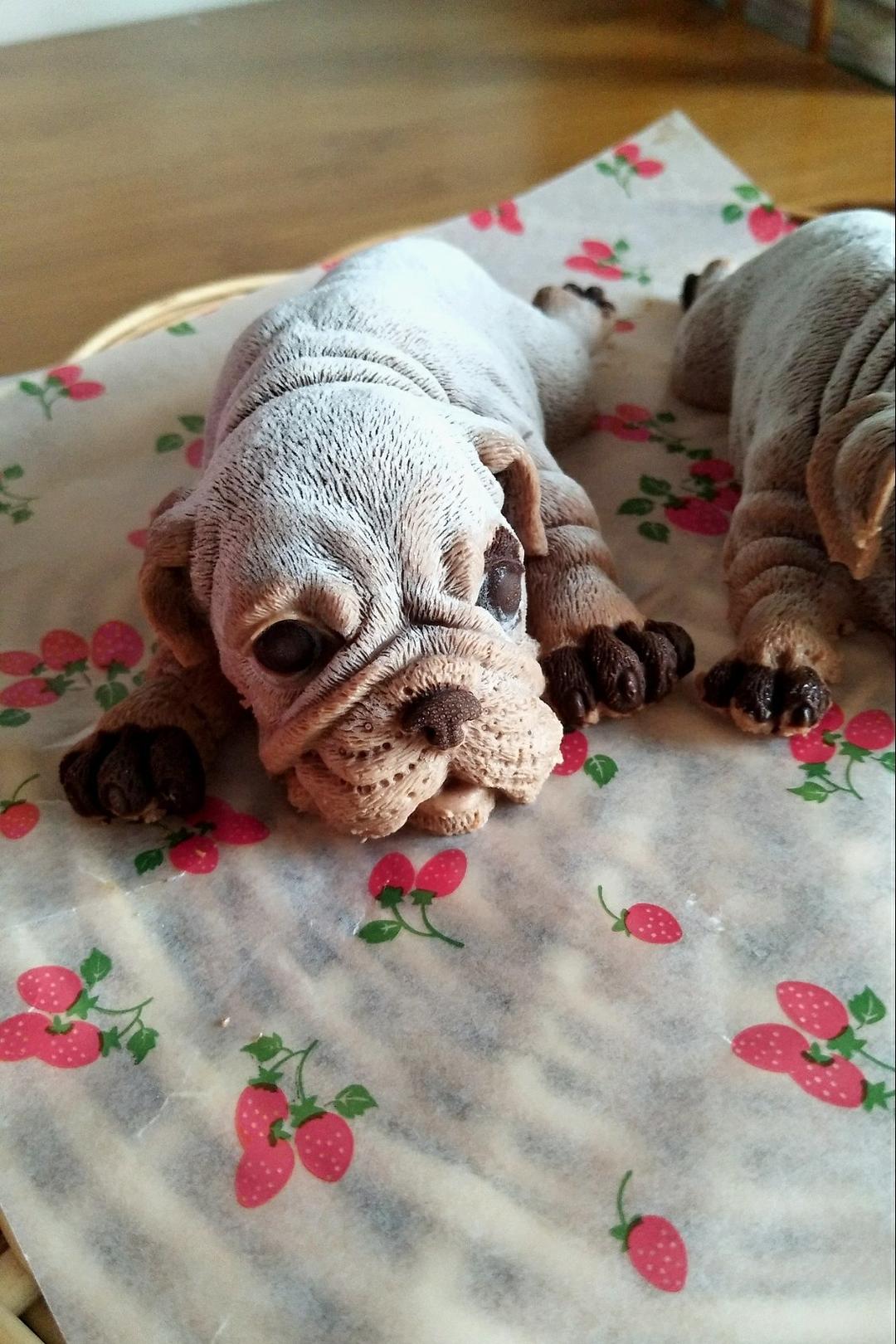 a颖馥做的爆红宇宙的沙皮狗慕斯冰淇淋