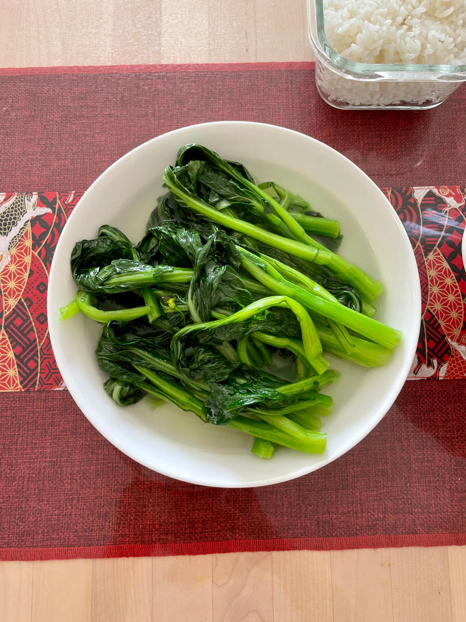 盐水菜心