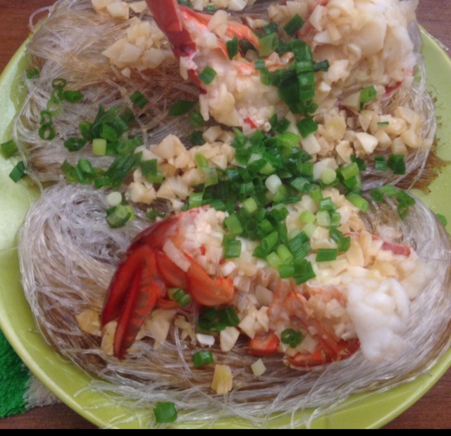 蒜蓉龙虾蒸粉丝