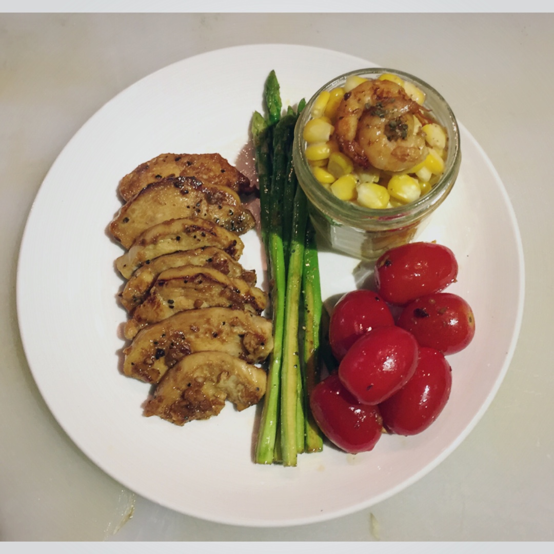 酷炫屌炸天好吃的煎鸡胸肉（香蒜蜂蜜煎鸡胸肉）