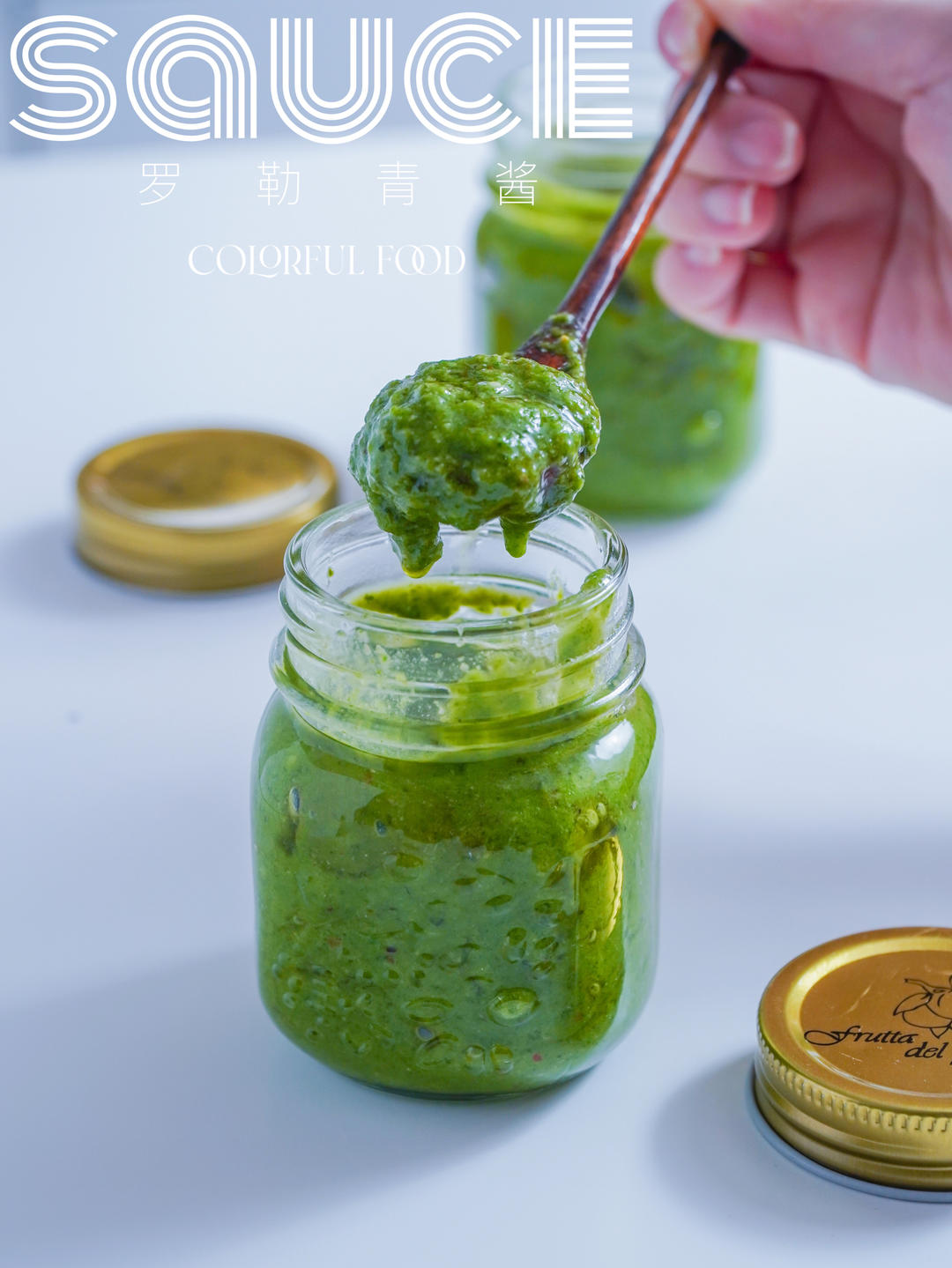 万物皆可蘸的减脂酱料❗️罗勒青酱🌱