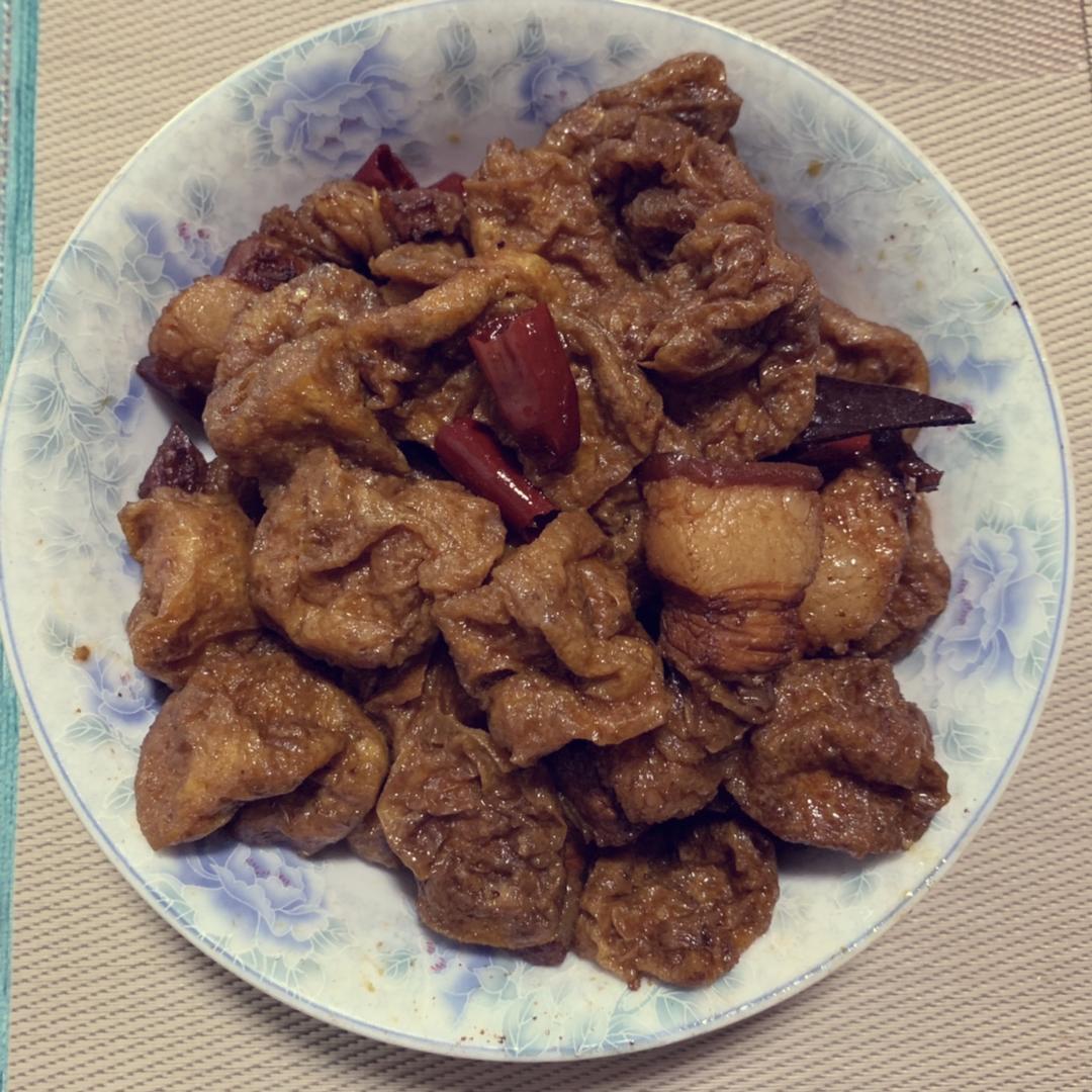 油豆腐（豆泡）烧肉