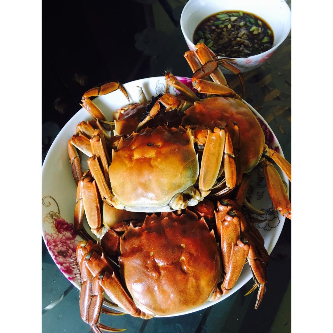 清蒸大闸蟹