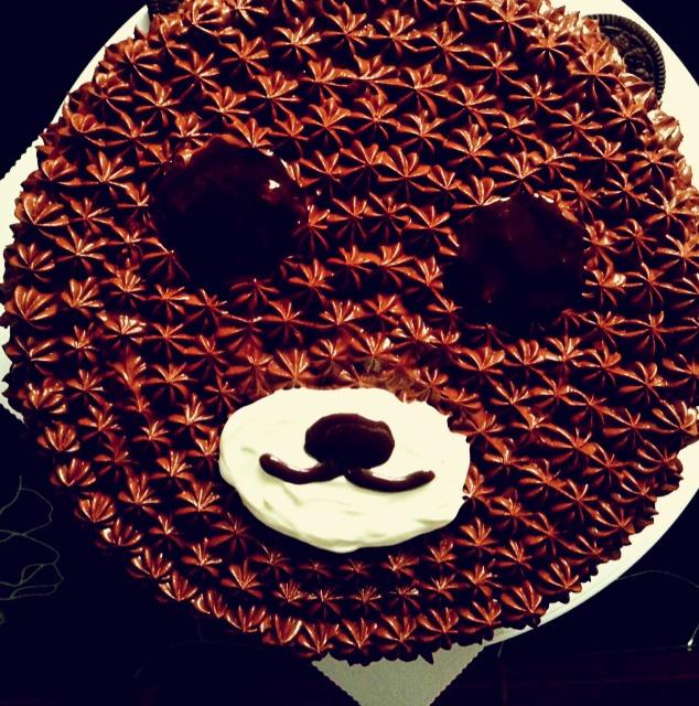 小熊生日蛋糕的做法