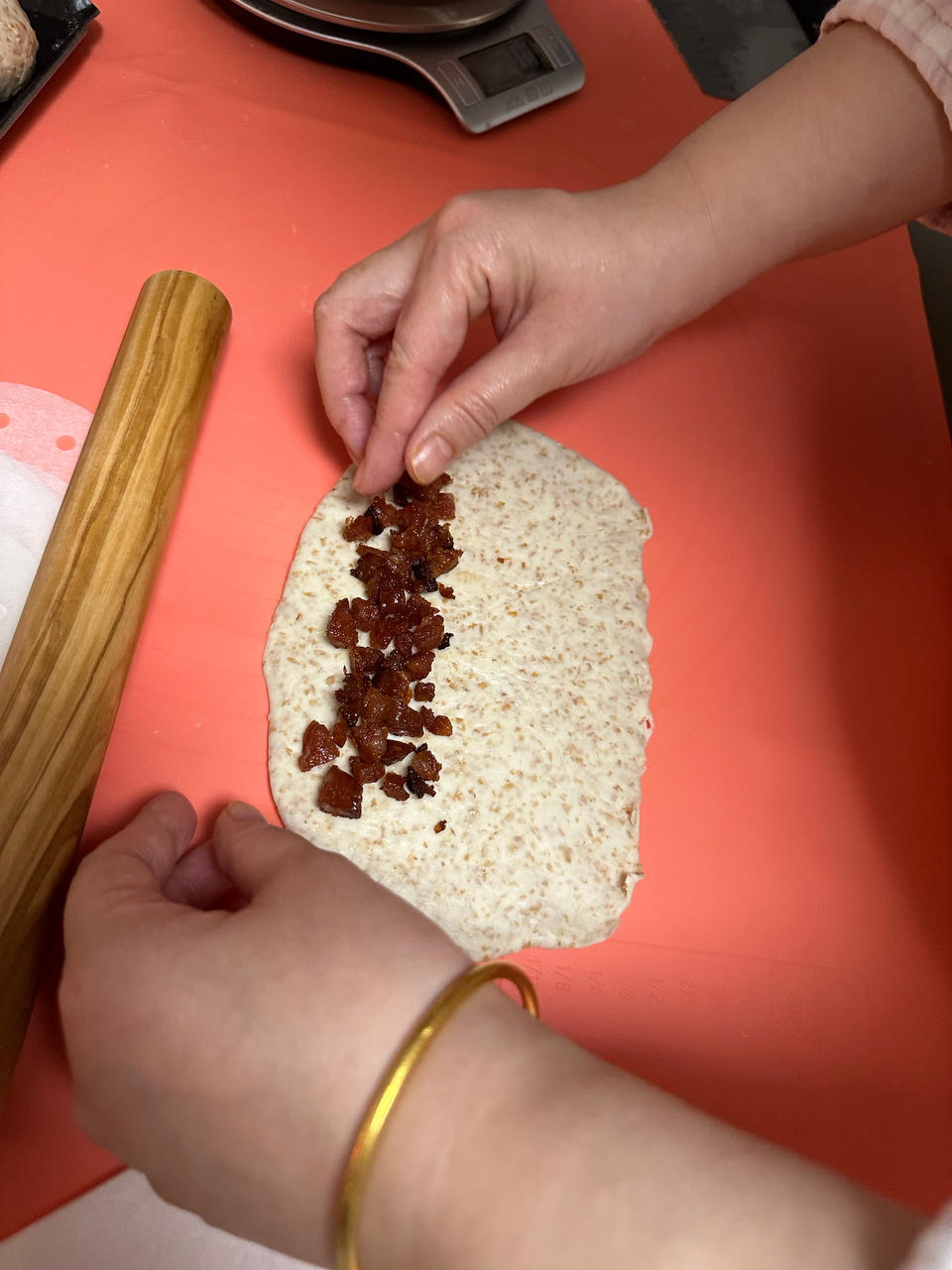 🥯全麦麻辣香肠贝果｜快手易做｜无需手套膜｜无需长时间发酵