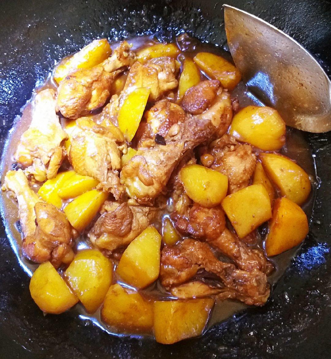 红烧土豆炖鸡腿