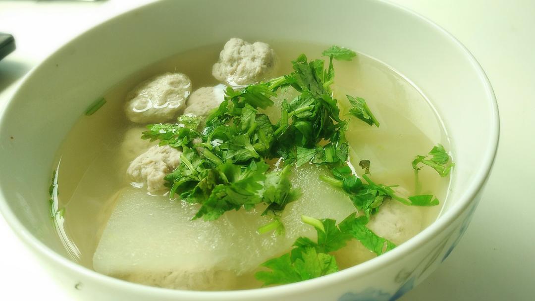 冬瓜汆丸子