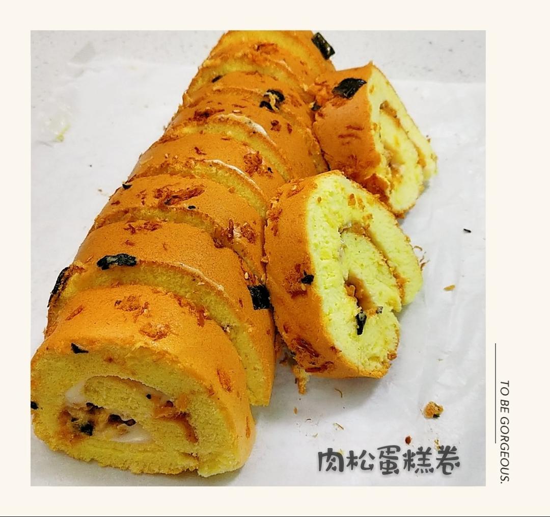 香葱肉松蛋糕卷