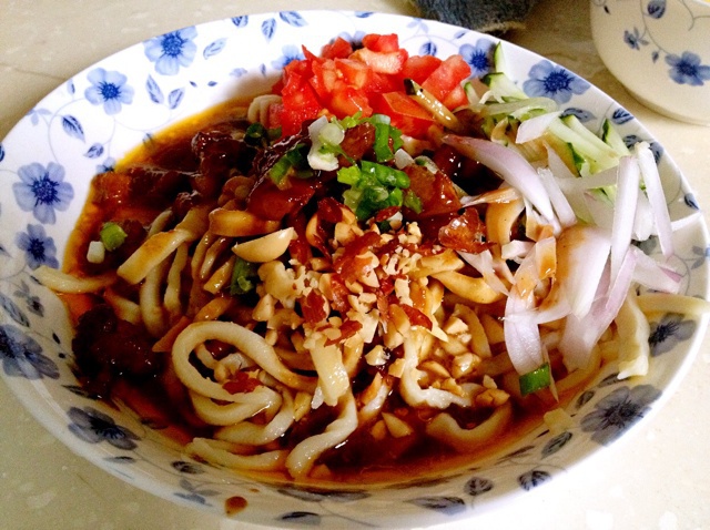 一夫食堂半半拌面