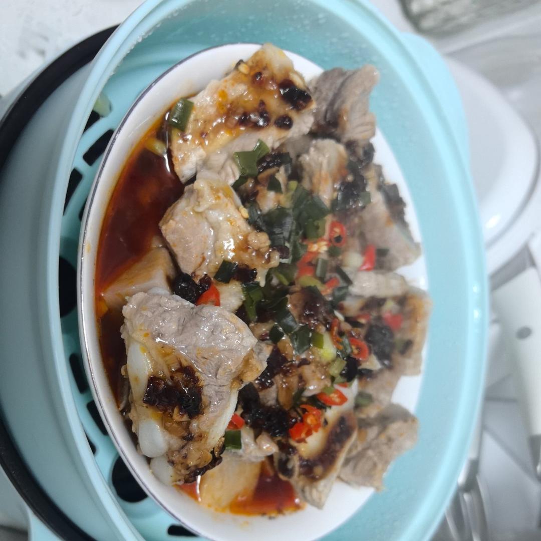 豉汁排骨蒸香芋