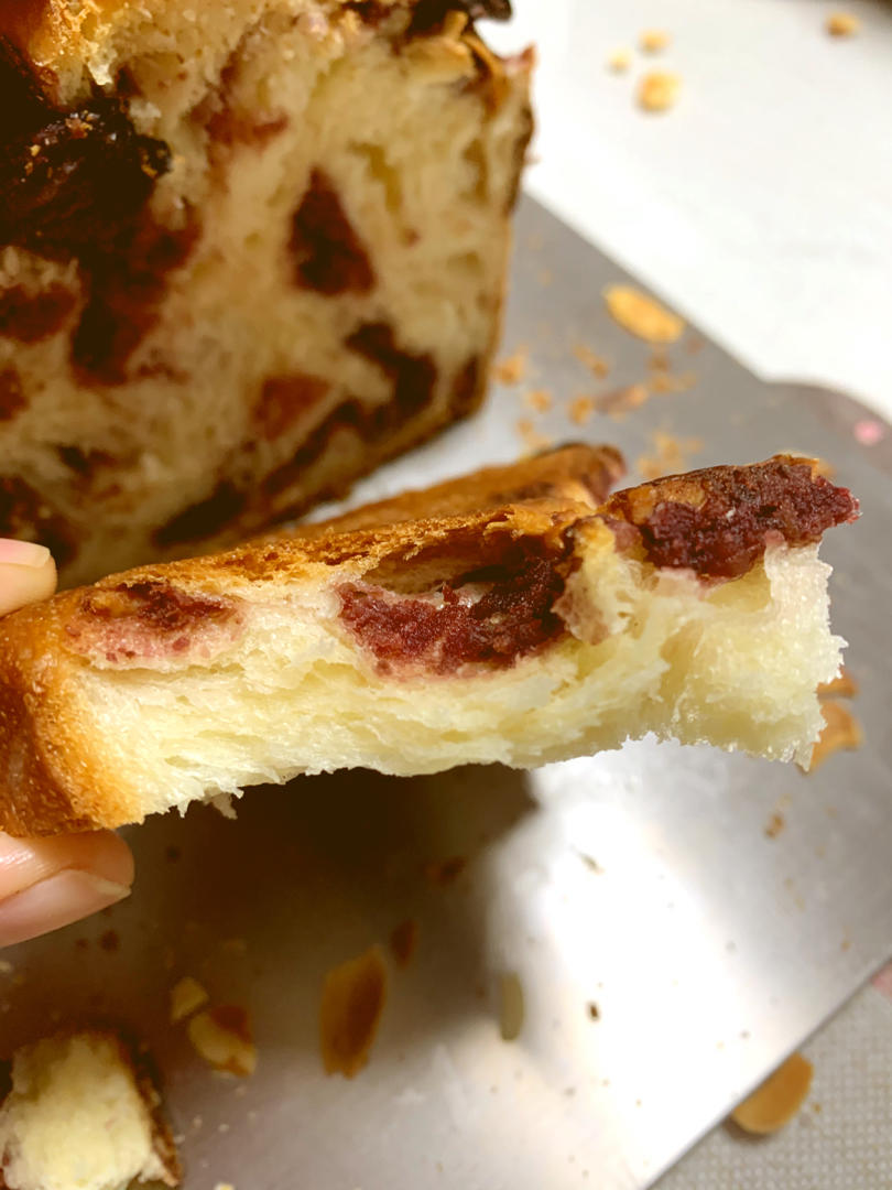 颜值与口味兼备的紫薯雪山吐司（面包机懒人版）