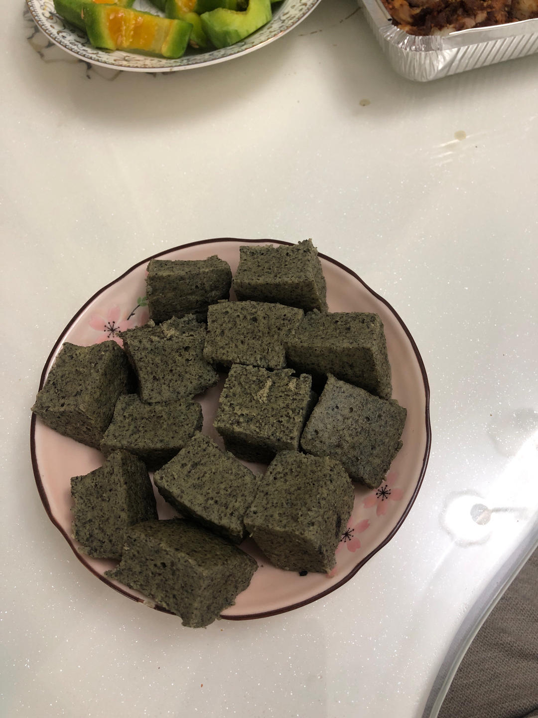 黑芝麻山药糕，养胃润燥