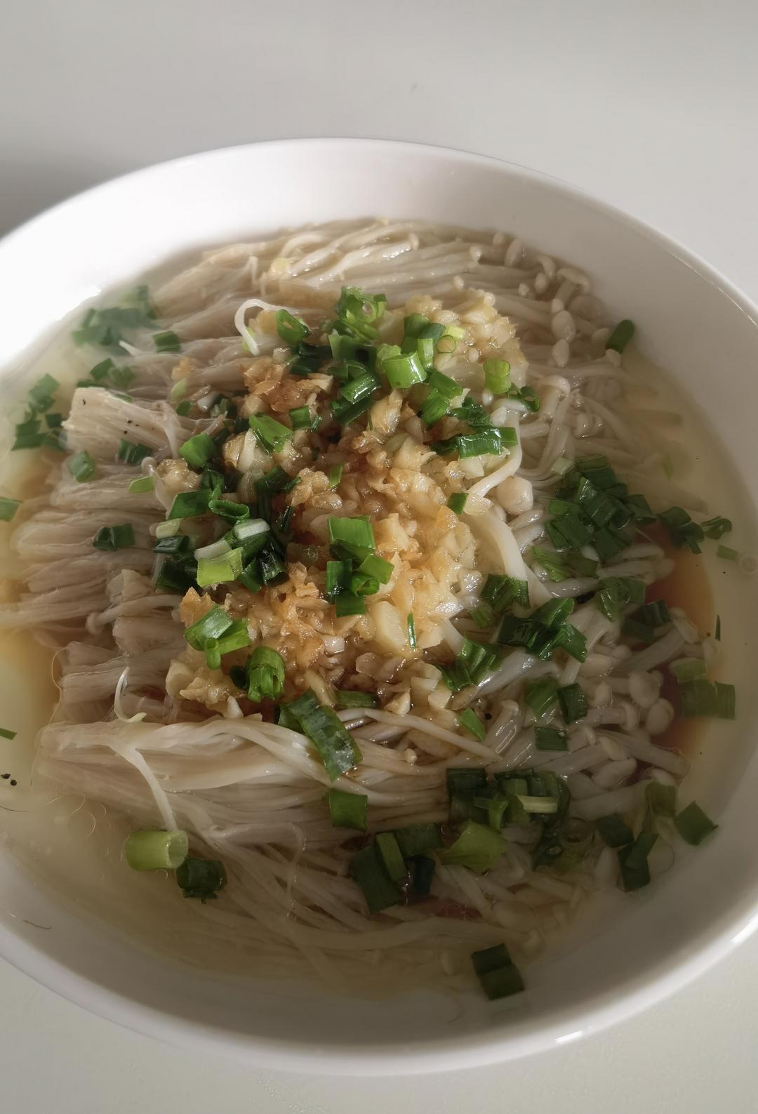 超级简单的清蒸菜·蒜茸金针菇