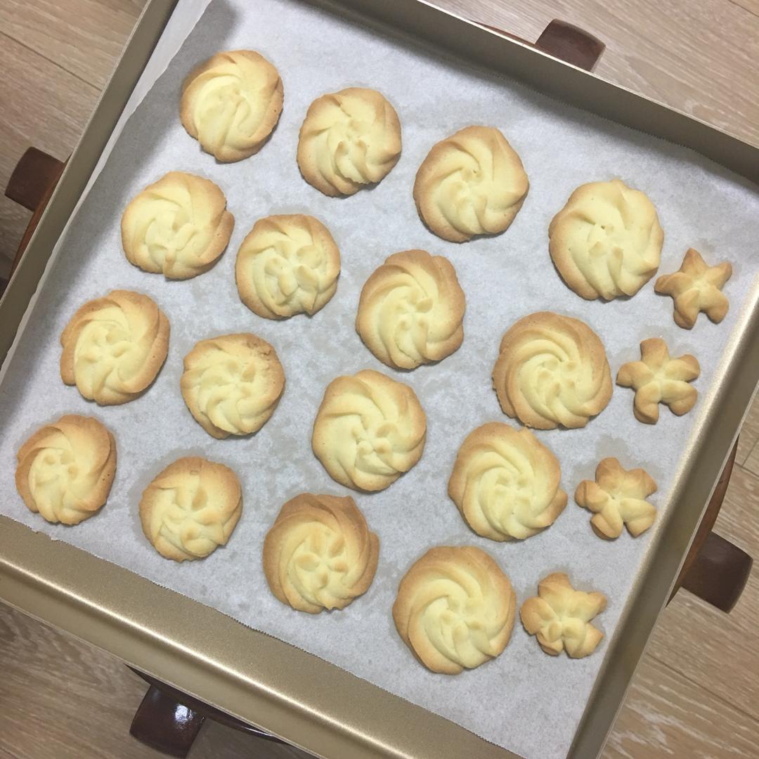 零失败花纹超级立体的黄油曲奇