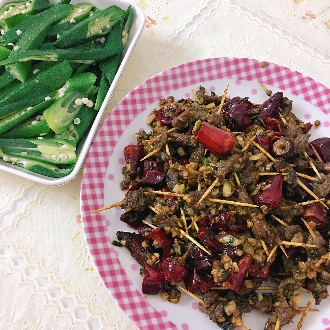 牙签牛肉 道地湖南味