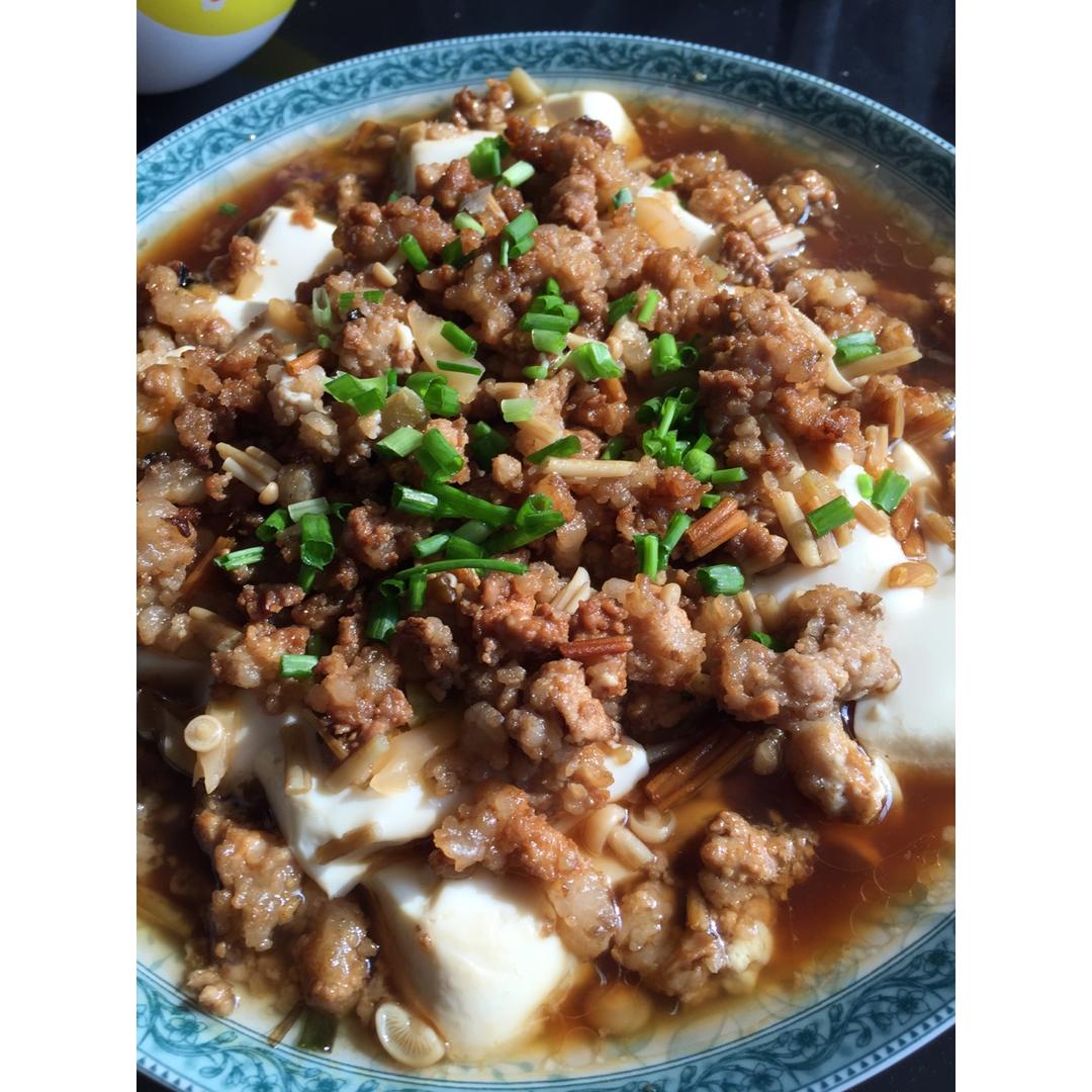 肉末蒸豆腐