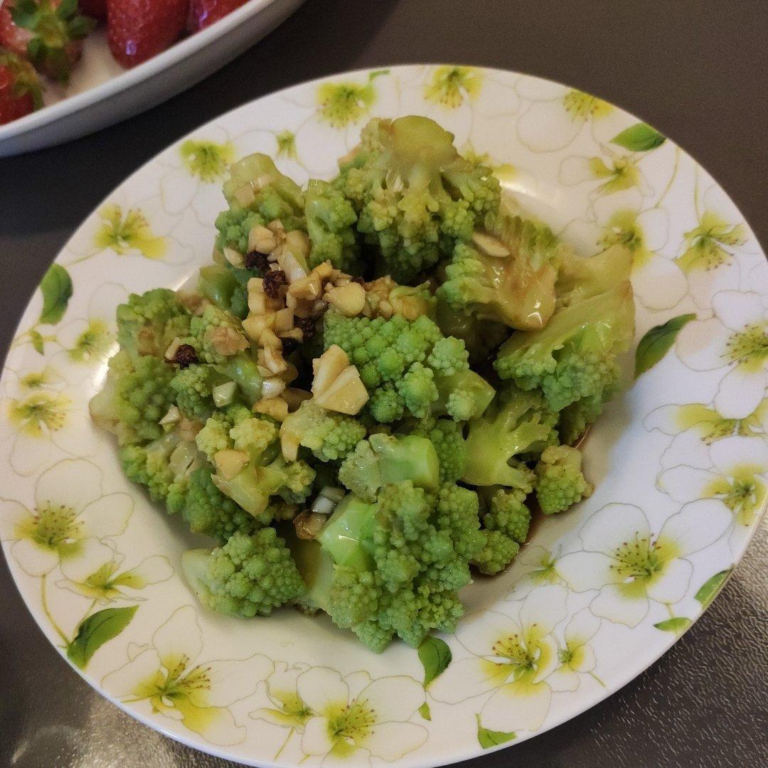 凉拌塔花菜