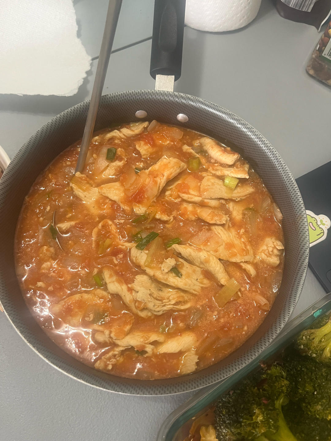 【鸡胸最嫩做法】番茄鸡片