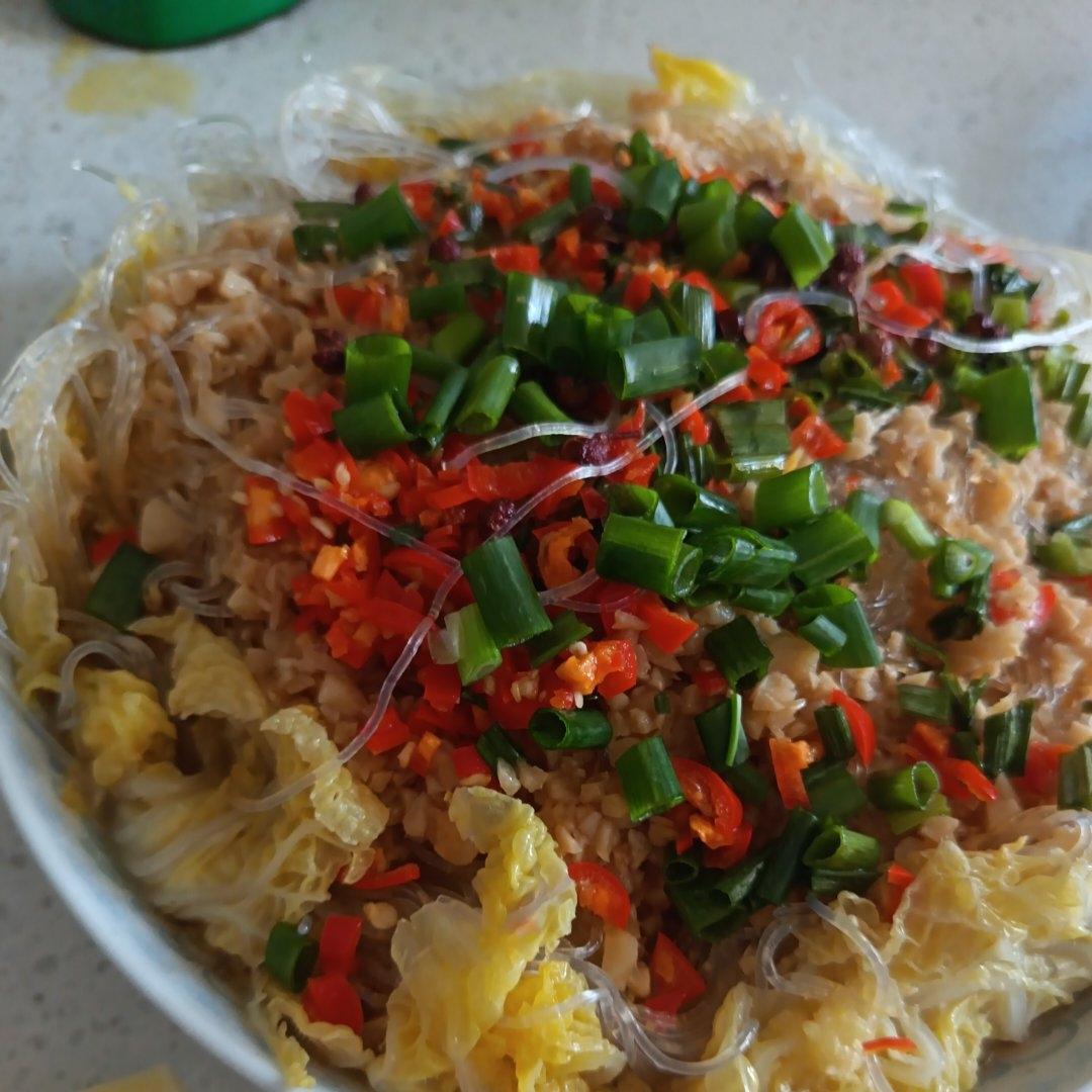娃娃菜蒸粉丝/蒜茸粉丝娃娃菜