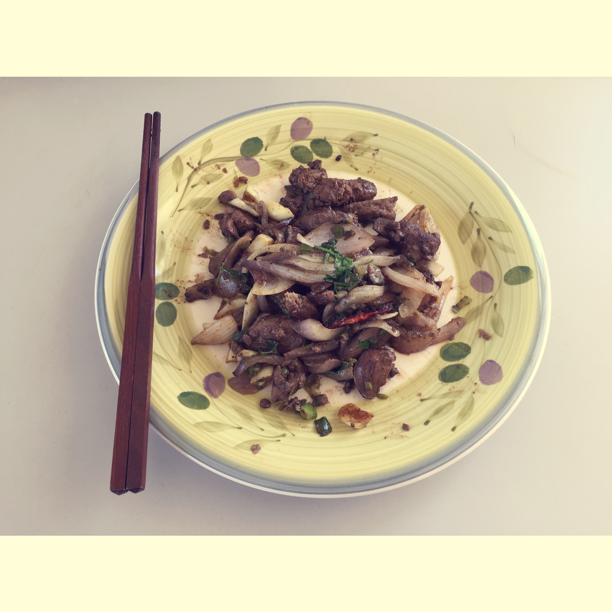 爆炒鸡肝