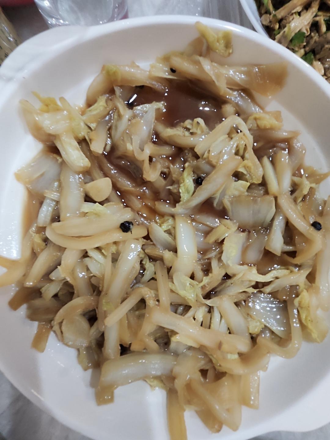 醋溜白菜的做法