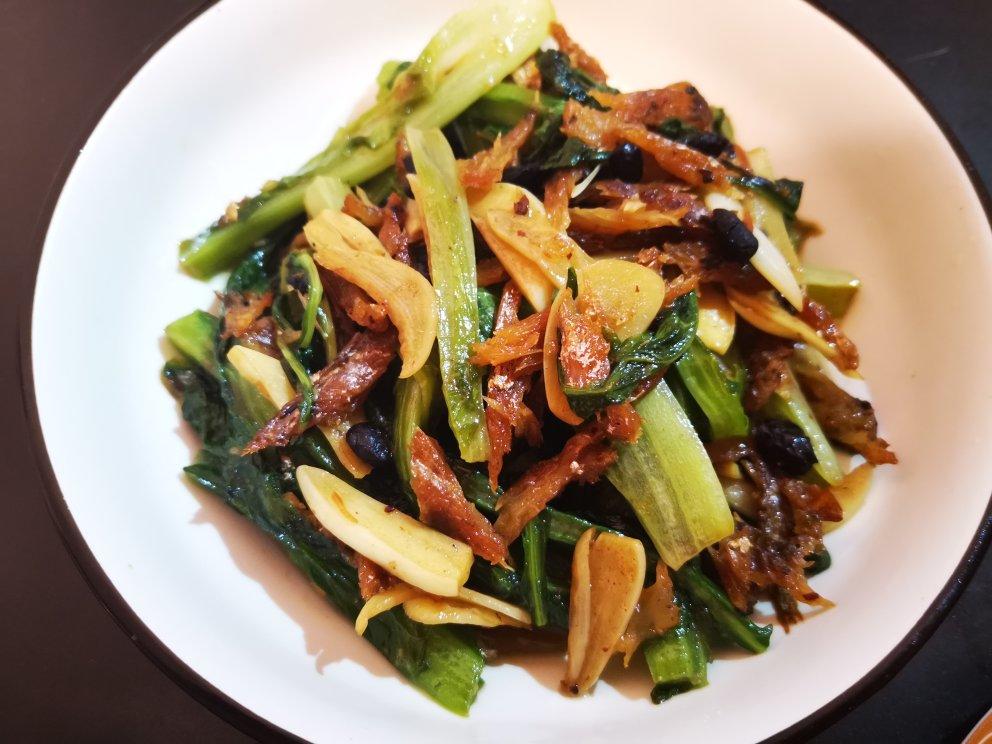 豆豉鲮鱼油麦菜